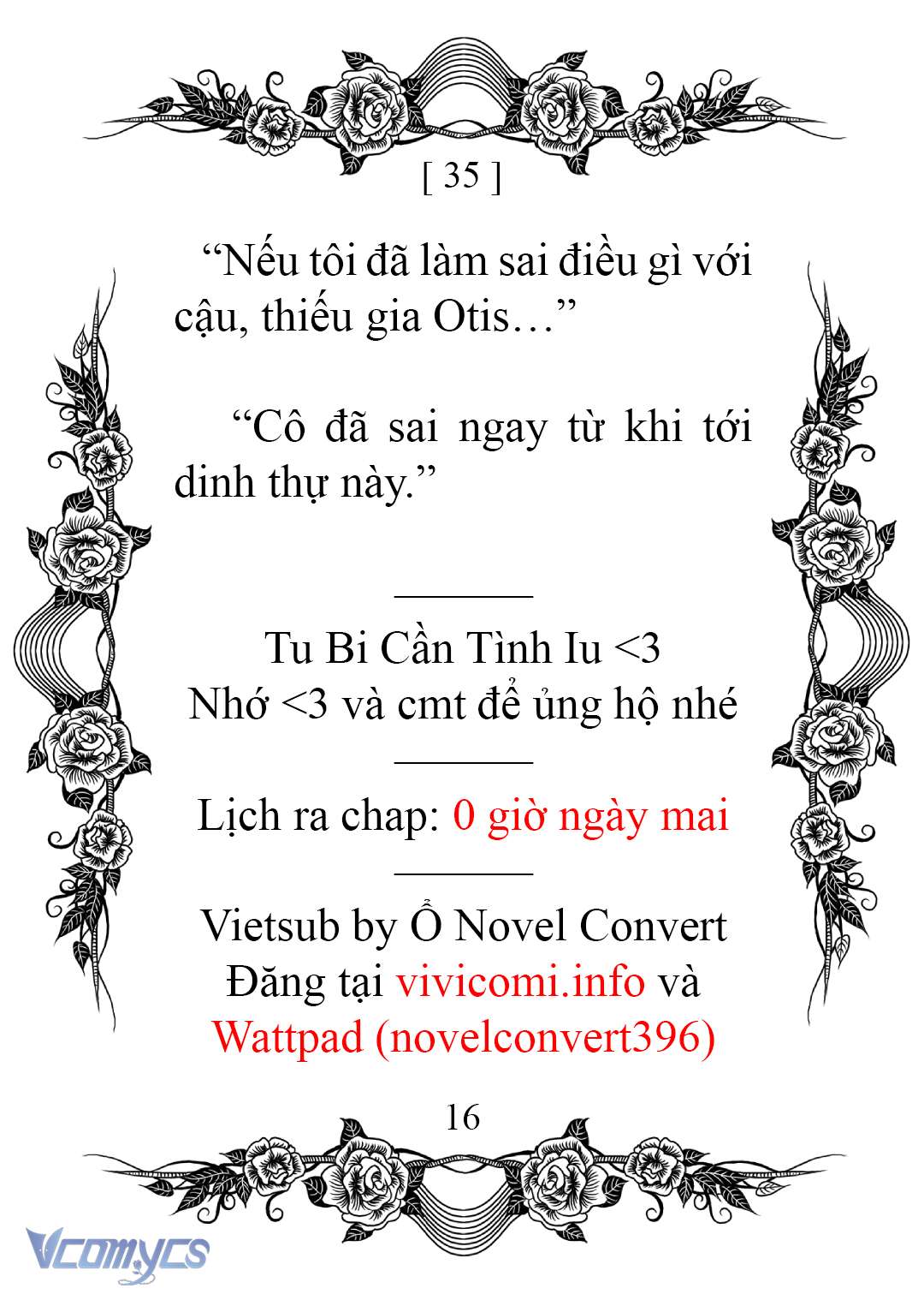[Novel] Chào Mừng Đến Với Dinh Thự Hoa Hồng Chap 35 - Next Chap 36