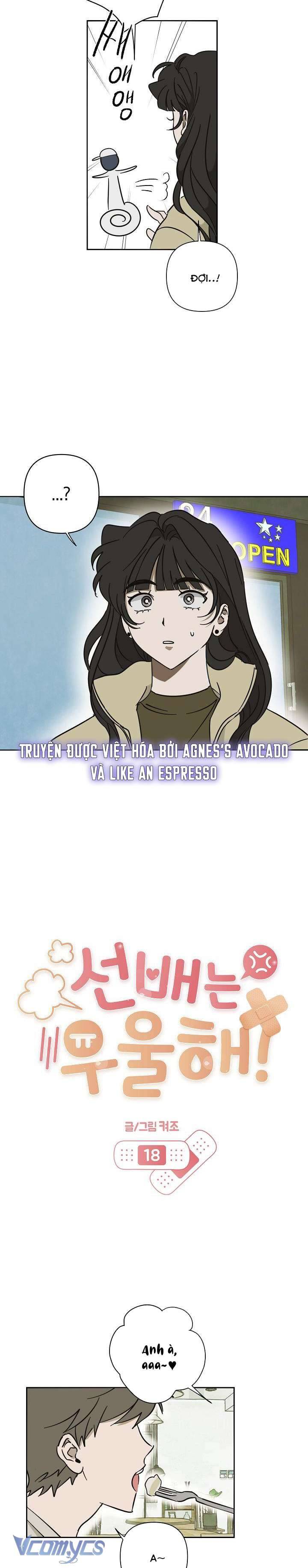 Tiền Bối, Đừng Nóng! Chap 18 - Trang 2