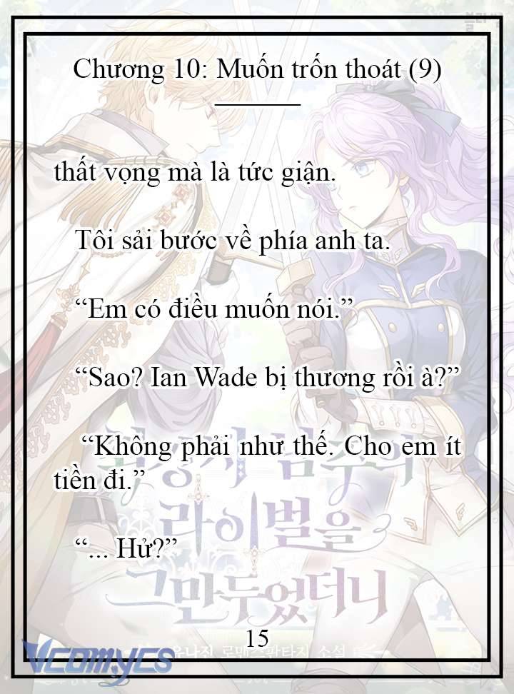 [Novel] Tôi Không Còn Là Đối Thủ Của Nam Chính Chap 10 - Trang 2