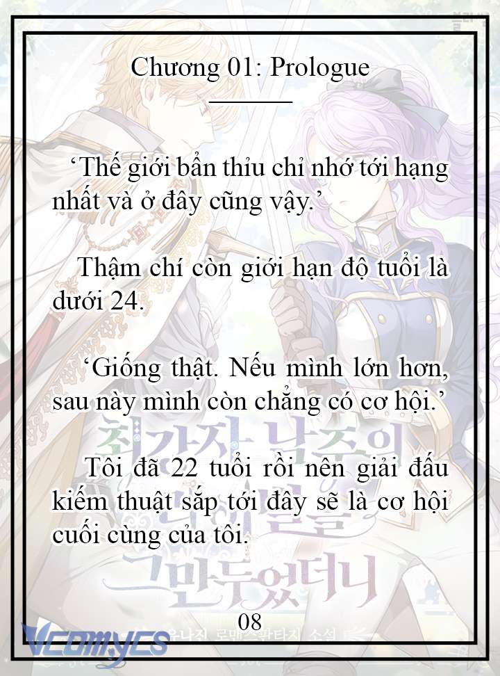 [Novel] Tôi Không Còn Là Đối Thủ Của Nam Chính Chap 1 - Trang 2