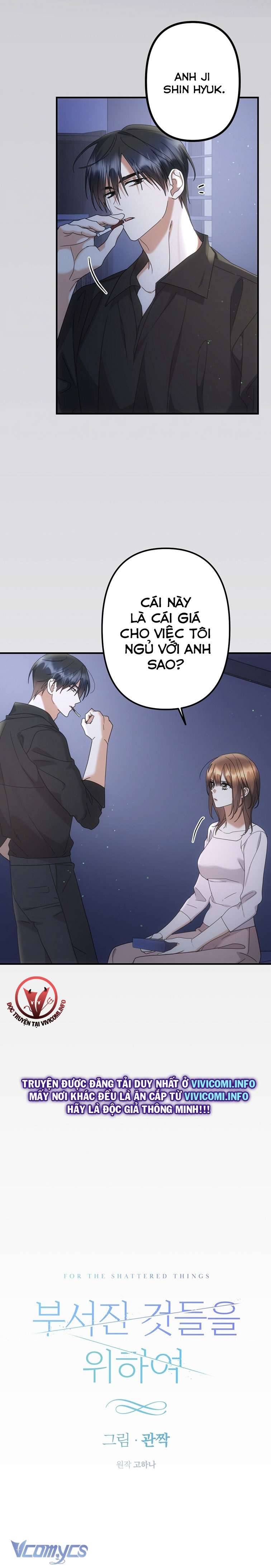 [18+] Vì Những Thứ Đã Tan Vỡ Chap 19 - Trang 3