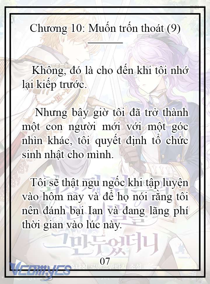 [Novel] Tôi Không Còn Là Đối Thủ Của Nam Chính Chap 10 - Trang 2