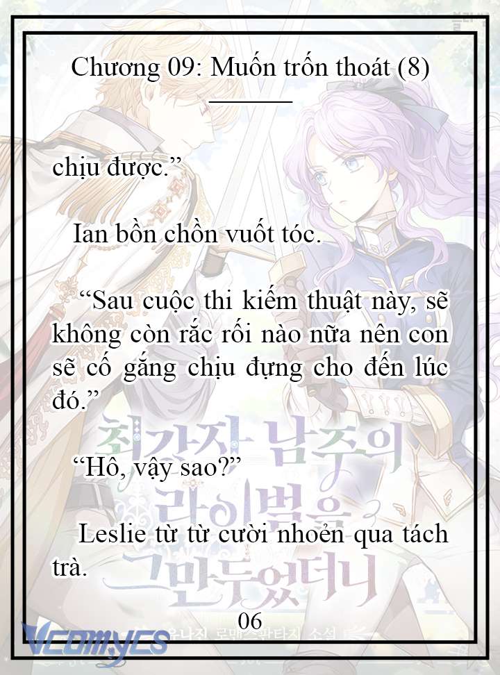 [Novel] Tôi Không Còn Là Đối Thủ Của Nam Chính Chap 9 - Trang 2