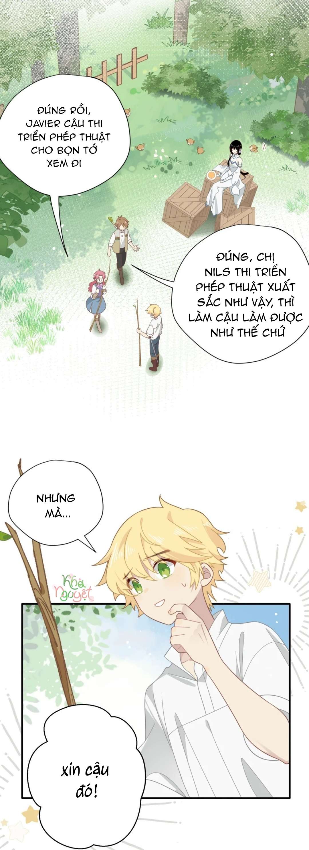 Xuyên thành phù thủy nuôi dưỡng kỵ sĩ thánh điện Chapter 15 - Trang 4