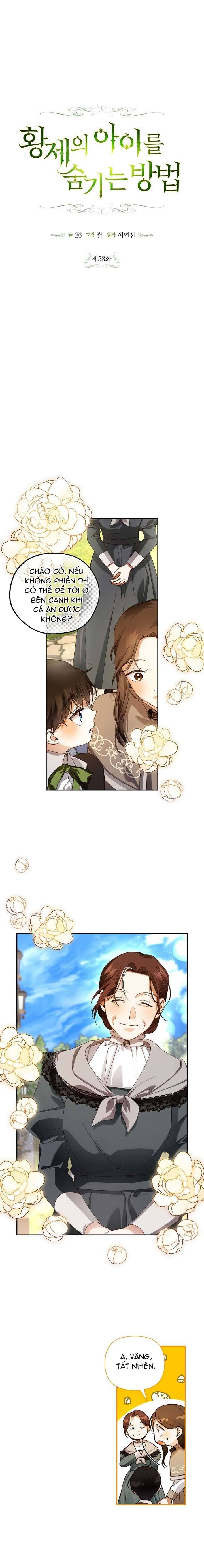 Phương Pháp Che Giấu Đứa Con Của Hoàng Đế Chapter 53 - Trang 4