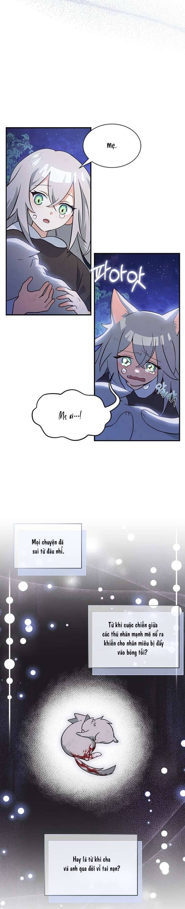 Mèo con được gia tộc sói nhận nuôi? Chapter 1 - Trang 3