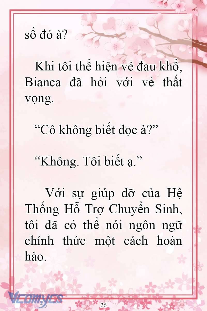 [Novel] Đặc Quyền Của Người Chuyển Sinh Chap 9 - Next Chap 10