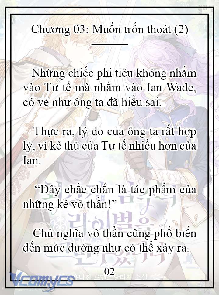 [Novel] Tôi Không Còn Là Đối Thủ Của Nam Chính Chap 3 - Trang 2