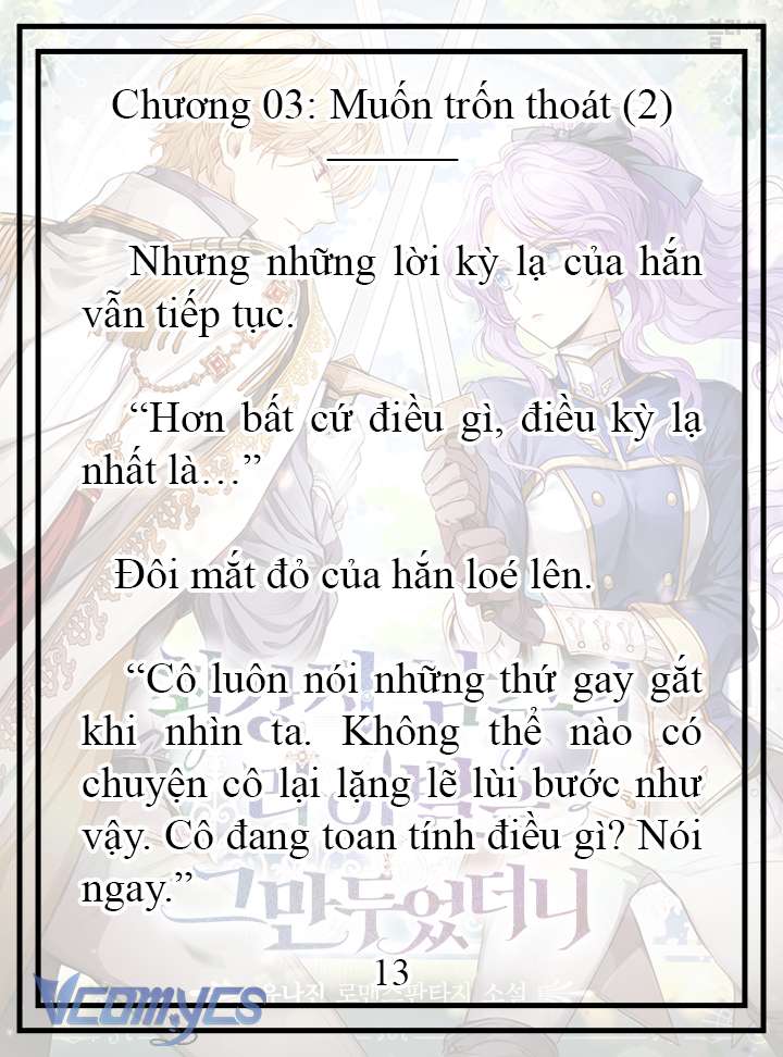 [Novel] Tôi Không Còn Là Đối Thủ Của Nam Chính Chap 3 - Trang 2