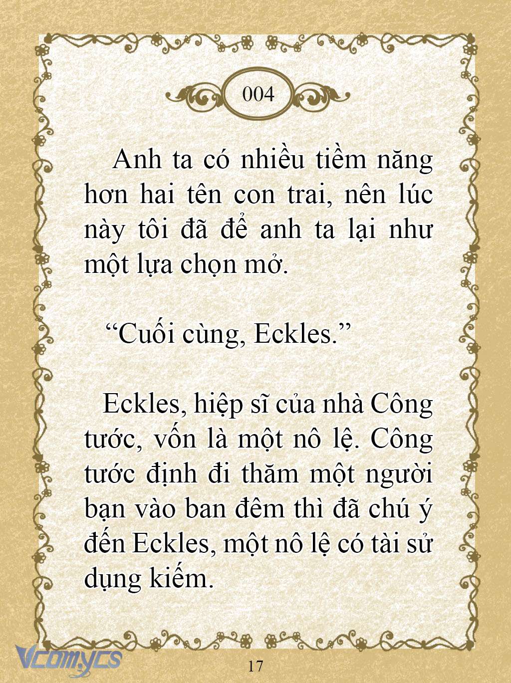 [Novel] Kẻ Phản Diện Được Định Phải Chết Chap 4 - Next Chap 5