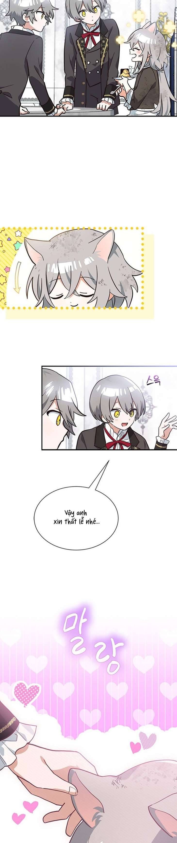 Mèo con được gia tộc sói nhận nuôi? Chapter 3 - Trang 3