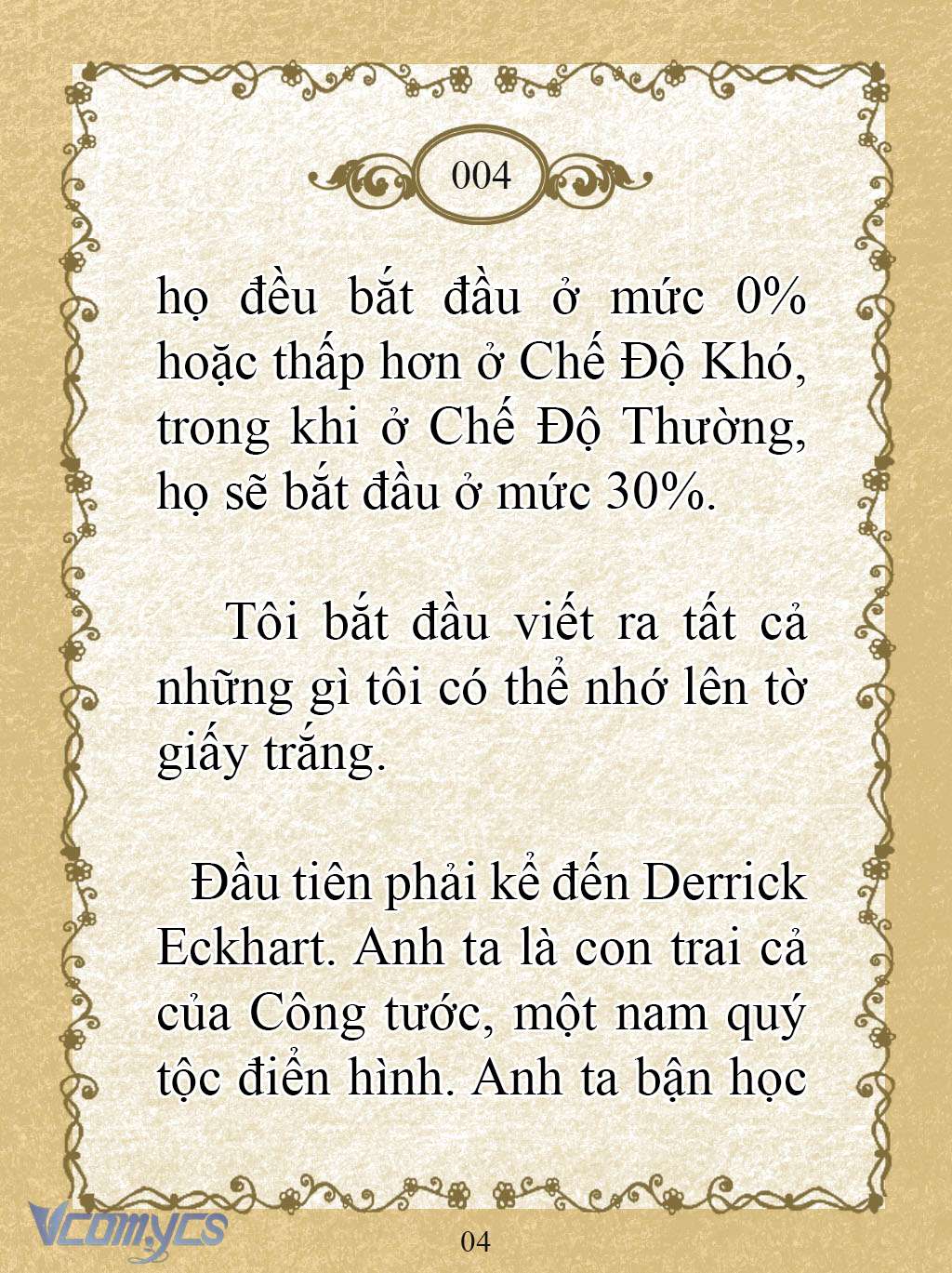 [Novel] Kẻ Phản Diện Được Định Phải Chết Chap 4 - Next Chap 5