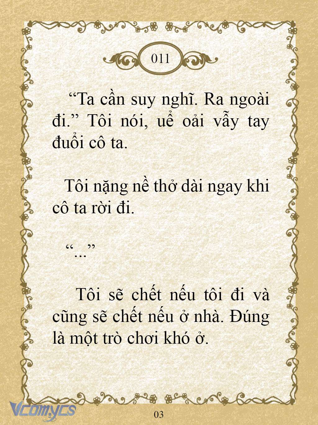 [Novel] Kẻ Phản Diện Được Định Phải Chết Chap 11 - Next Chap 12