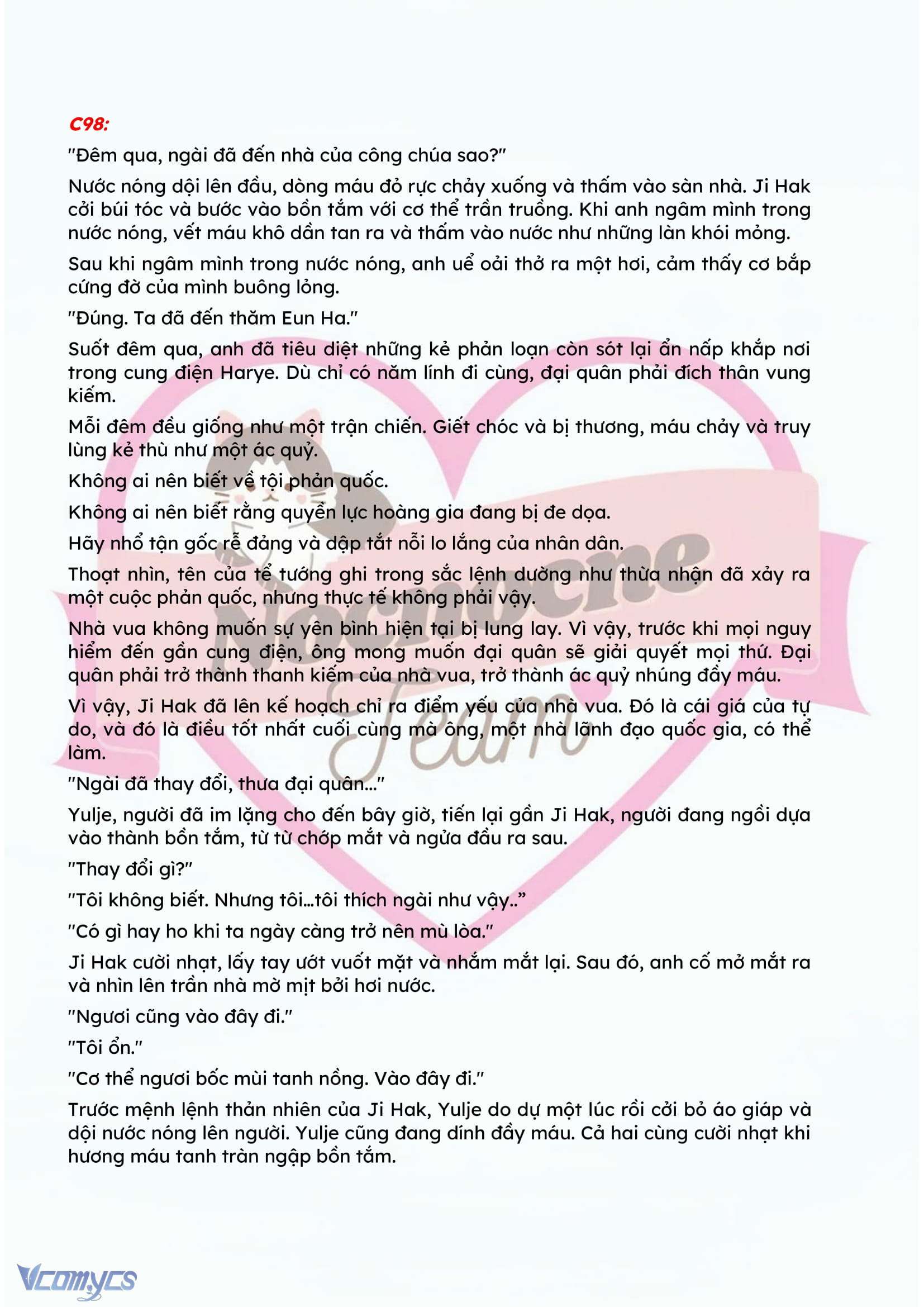 [FULL] [NOVEL] ĐÊM HỖN LOẠN Chap 98 - Next Chap 99