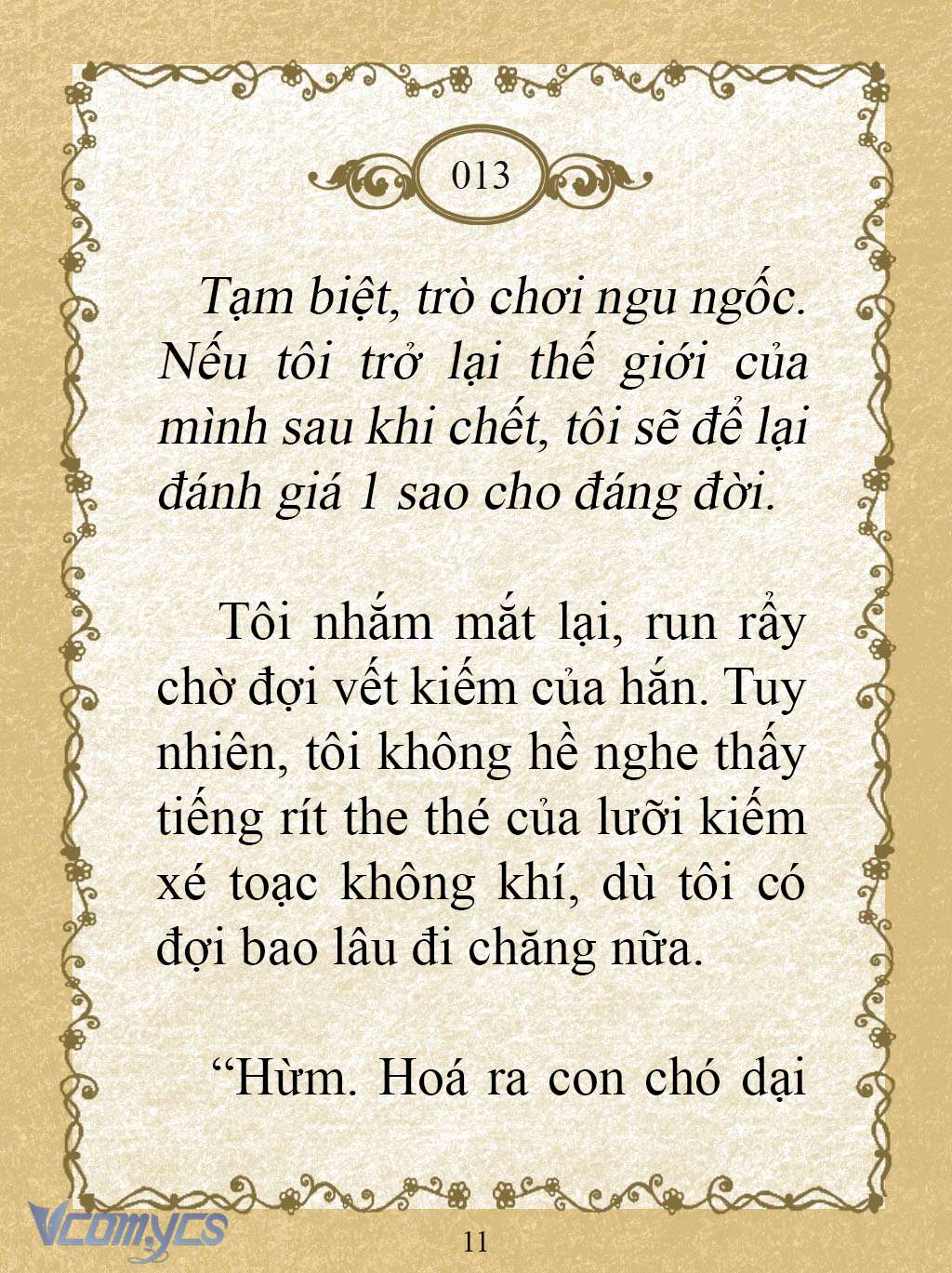 [Novel] Kẻ Phản Diện Được Định Phải Chết Chap 13 - Next Chap 14