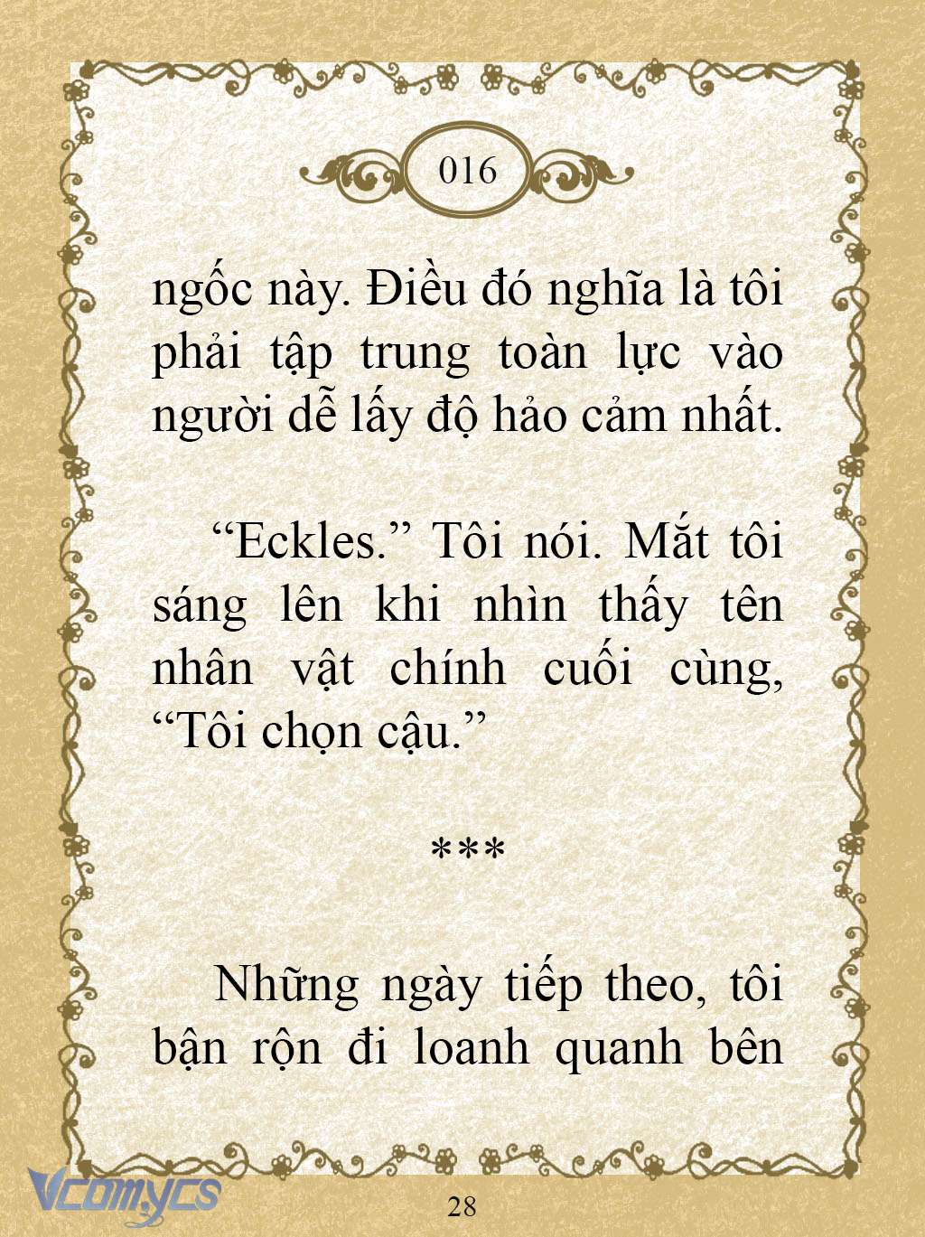 [Novel] Kẻ Phản Diện Được Định Phải Chết Chap 16 - Next Chap 17