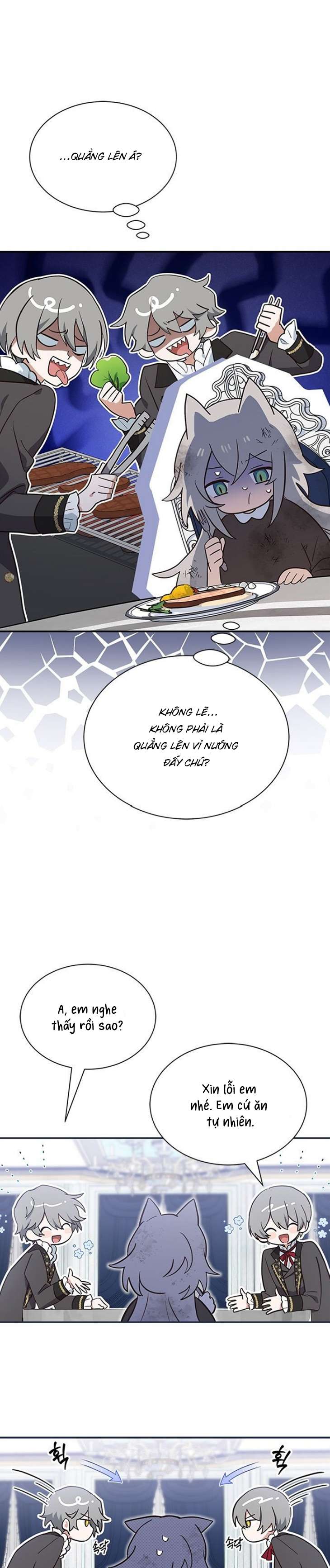 Mèo con được gia tộc sói nhận nuôi? Chapter 3 - Trang 3