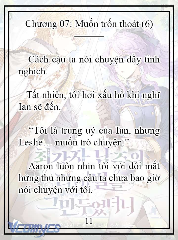 [Novel] Tôi Không Còn Là Đối Thủ Của Nam Chính Chap 7 - Trang 2