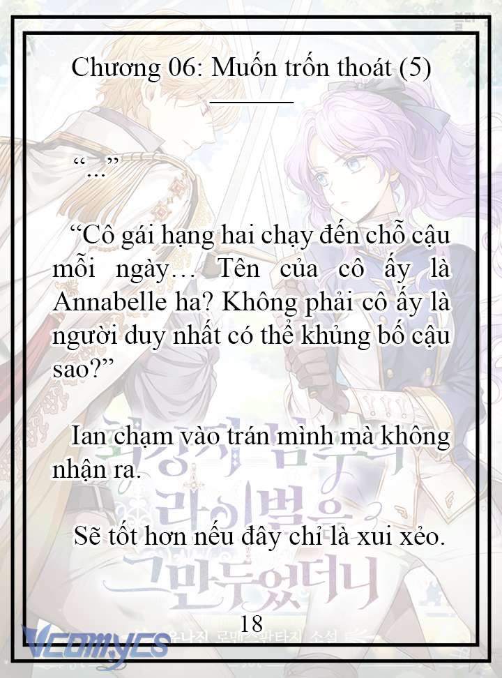 [Novel] Tôi Không Còn Là Đối Thủ Của Nam Chính Chap 6 - Trang 2