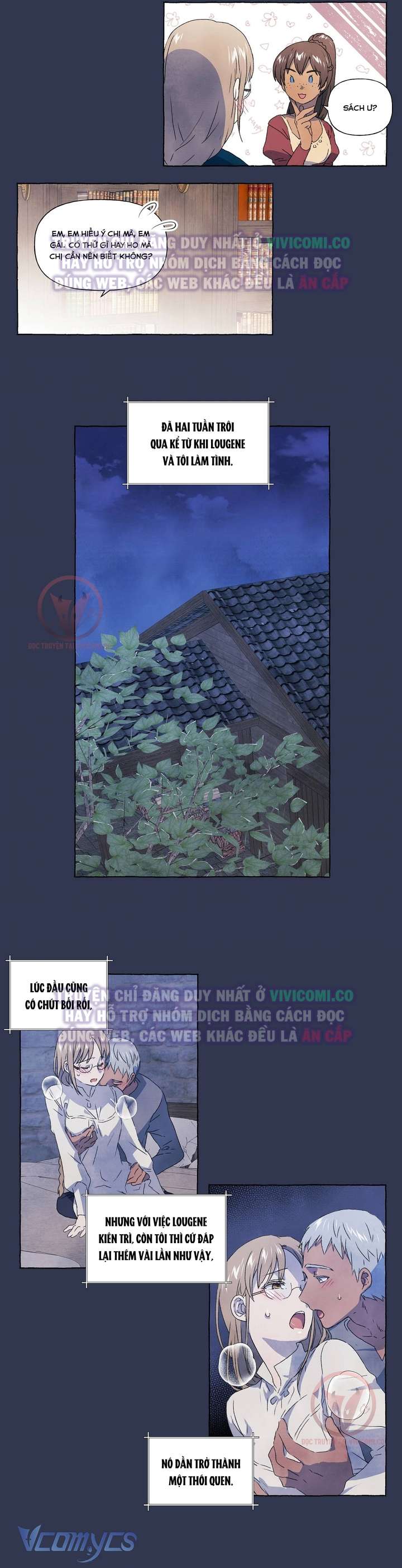 [18+] Chàng Sói Ngốc Và Nàng Thủ Thư Chapter 9 - Trang 3