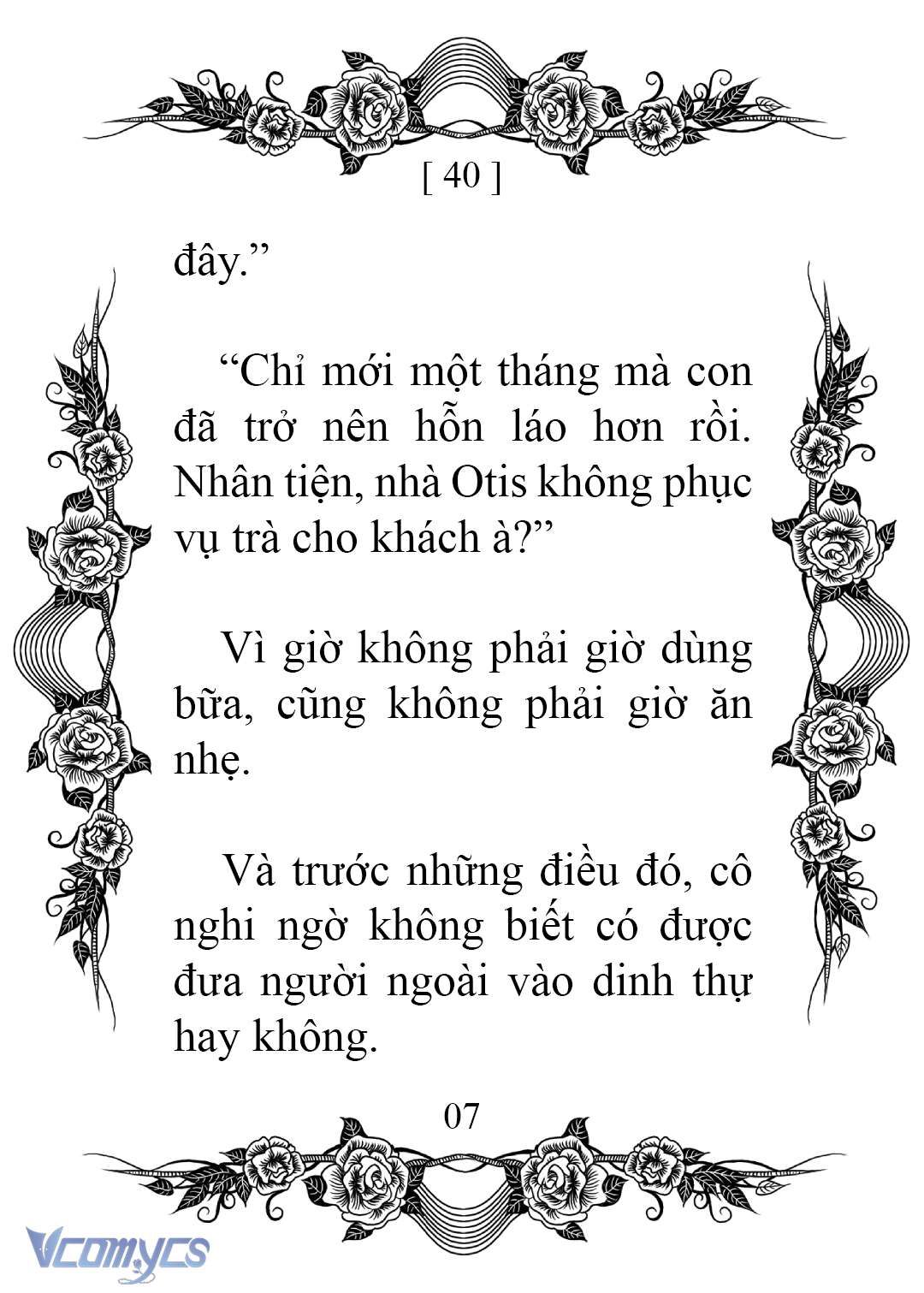 [Novel] Chào Mừng Đến Với Dinh Thự Hoa Hồng Chap 40 - Trang 2