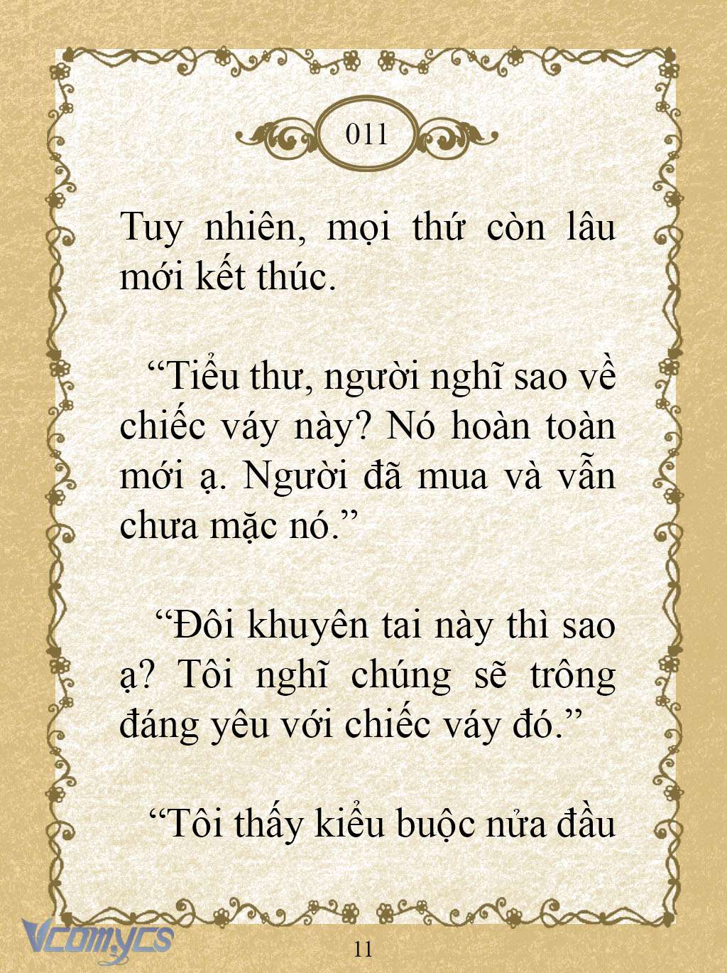 [Novel] Kẻ Phản Diện Được Định Phải Chết Chap 11 - Next Chap 12