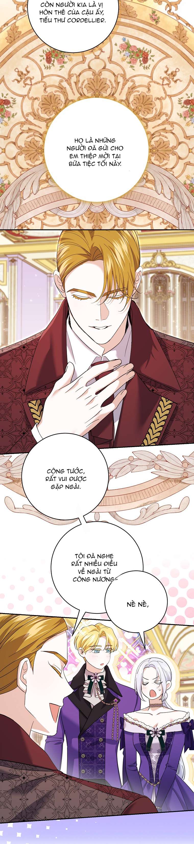 Vị Hôn Phu Phản Diện Cản Trở Con Đường Hoa Của Tôi Chap 27 - Trang 4