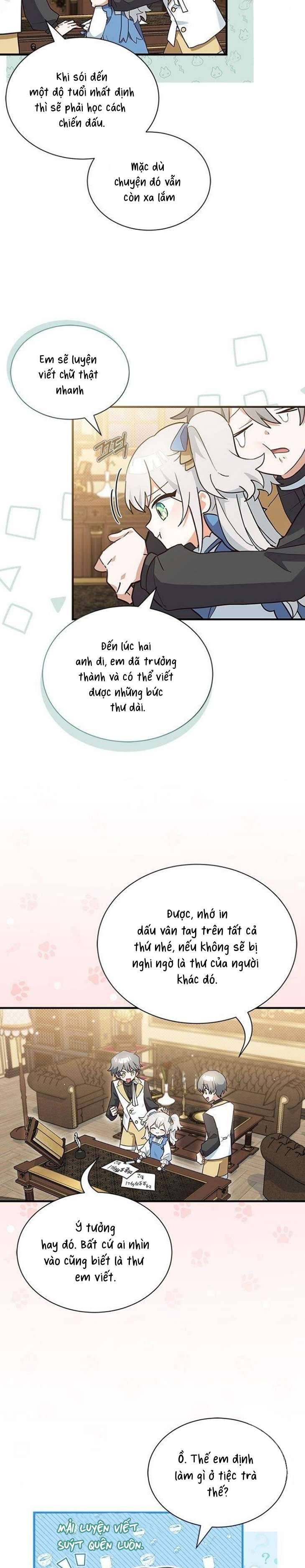 Mèo con được gia tộc sói nhận nuôi? Chapter 15 - Trang 3