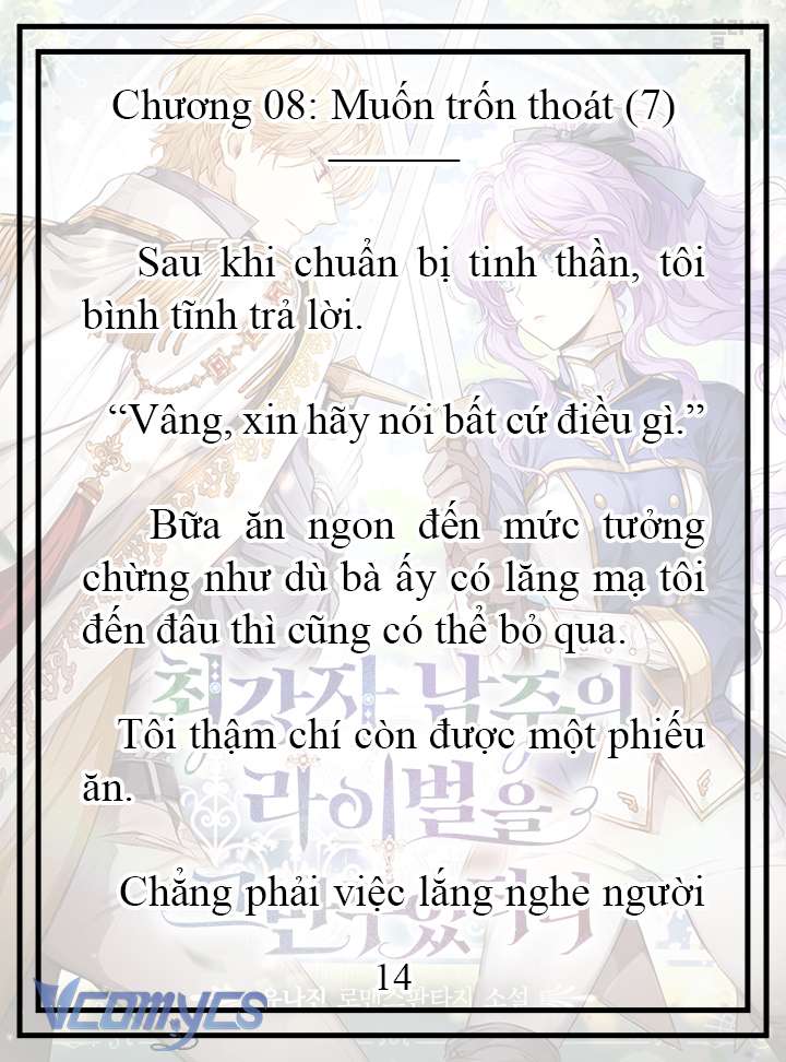 [Novel] Tôi Không Còn Là Đối Thủ Của Nam Chính Chap 8 - Trang 2