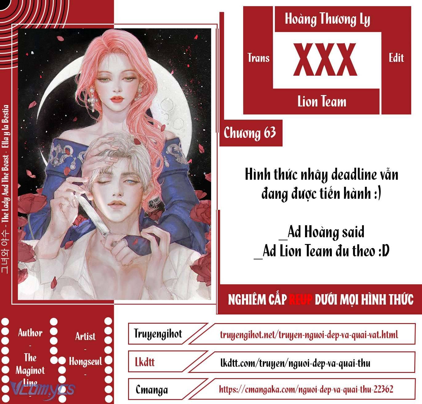 Người Đẹp Và Quái Thú Chap 63 - Trang 3