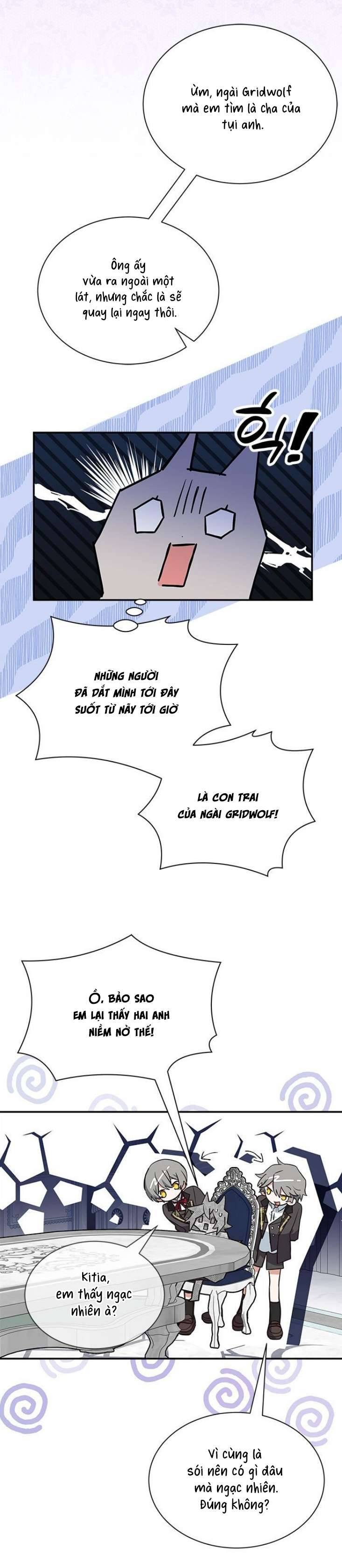 Mèo con được gia tộc sói nhận nuôi? Chapter 2 - Trang 3