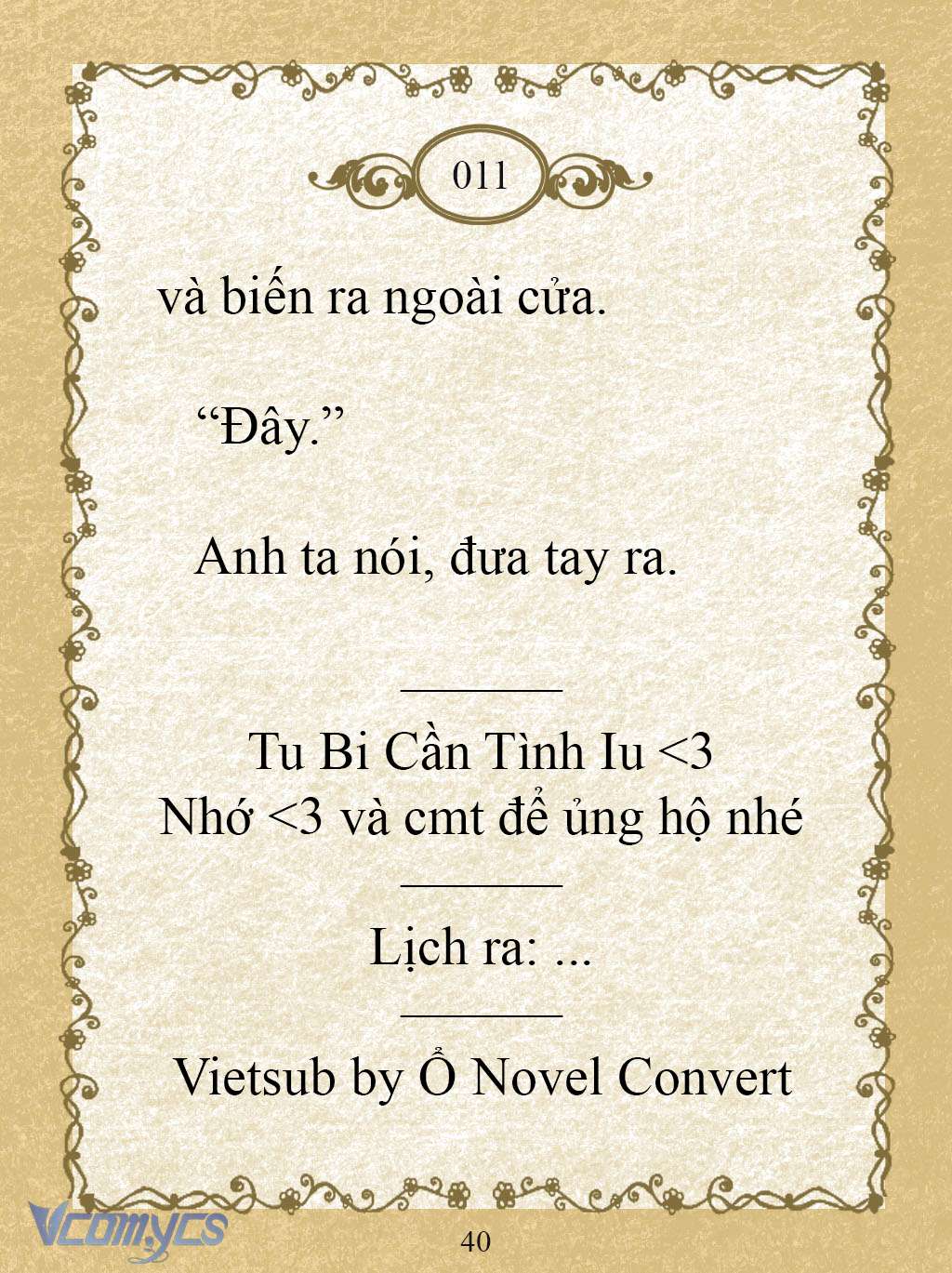 [Novel] Kẻ Phản Diện Được Định Phải Chết Chap 11 - Next Chap 12