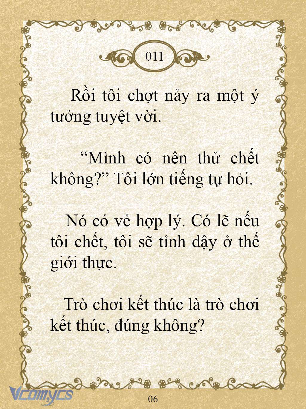 [Novel] Kẻ Phản Diện Được Định Phải Chết Chap 11 - Next Chap 12