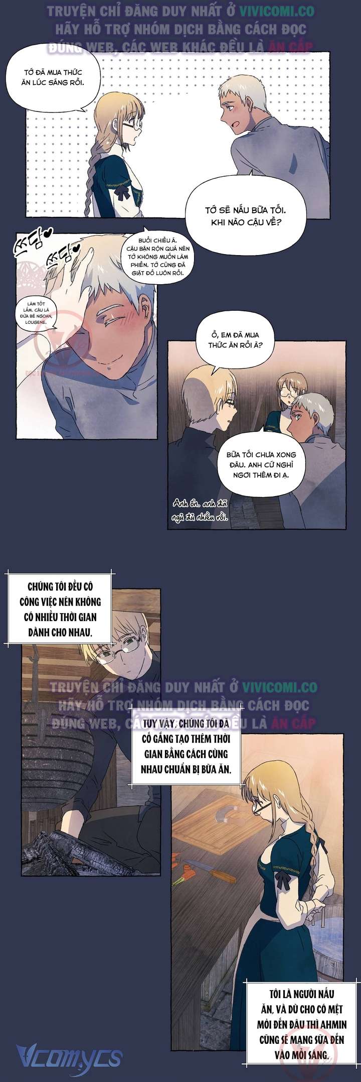 [18+] Chàng Sói Ngốc Và Nàng Thủ Thư Chapter 6 - Trang 3