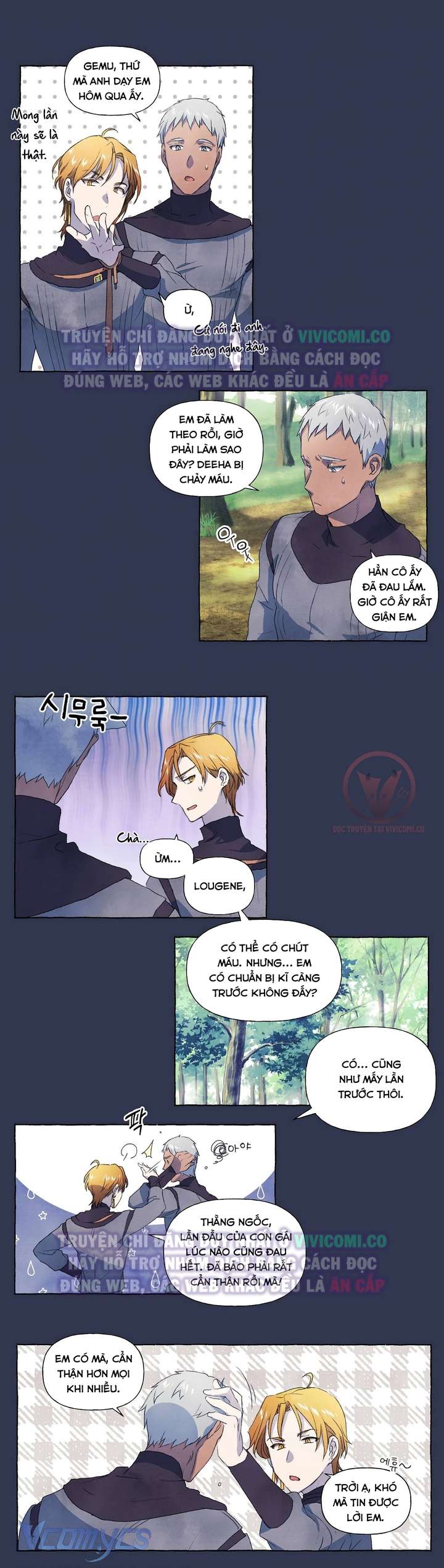 [18+] Chàng Sói Ngốc Và Nàng Thủ Thư Chapter 14 - Trang 3