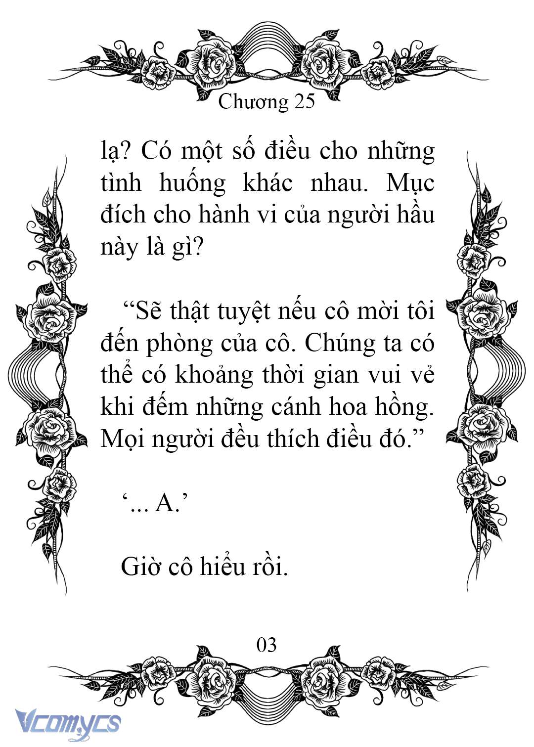 [Novel] Chào Mừng Đến Với Dinh Thự Hoa Hồng Chap 25 - Trang 2