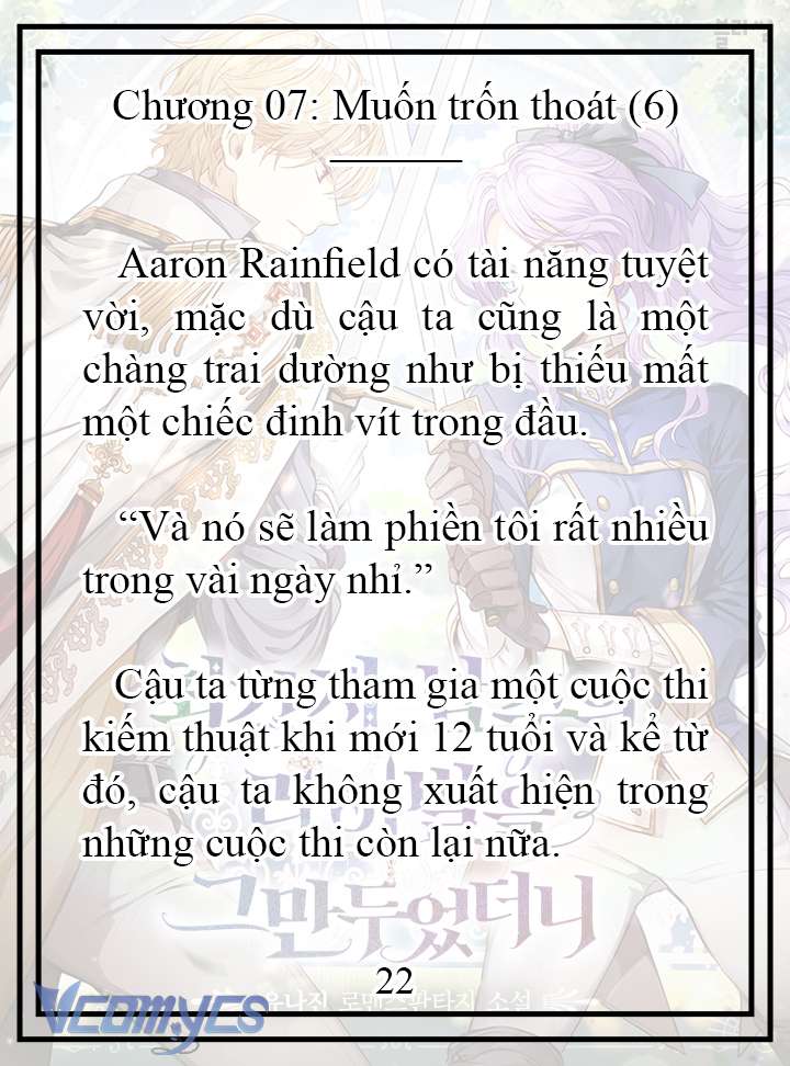 [Novel] Tôi Không Còn Là Đối Thủ Của Nam Chính Chap 7 - Trang 2