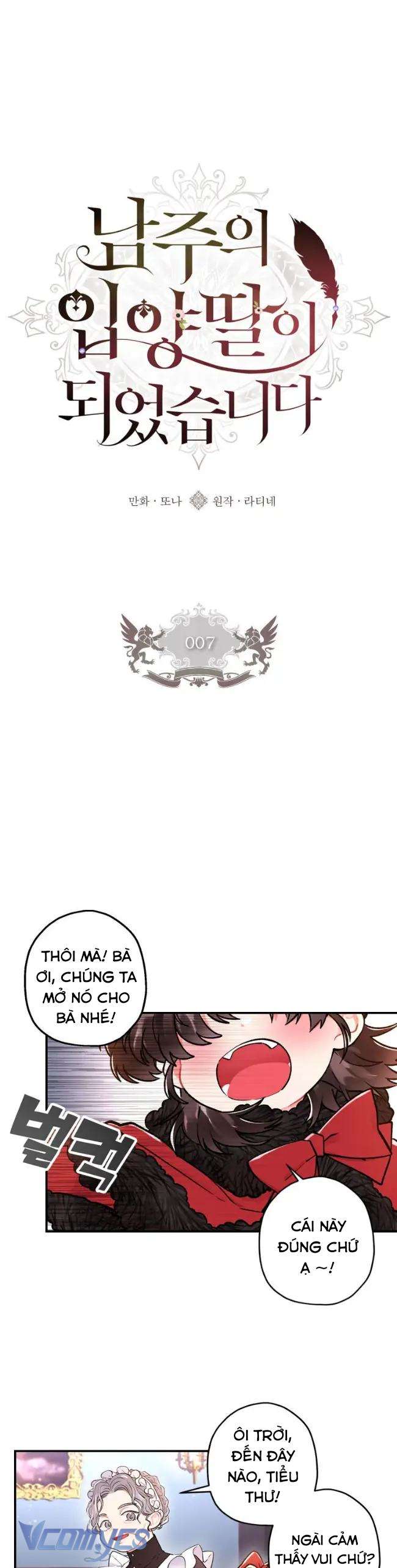 Tôi Đã Trở Thành Con Gái Nuôi Của Nam Chính Chap 7 - Trang 2