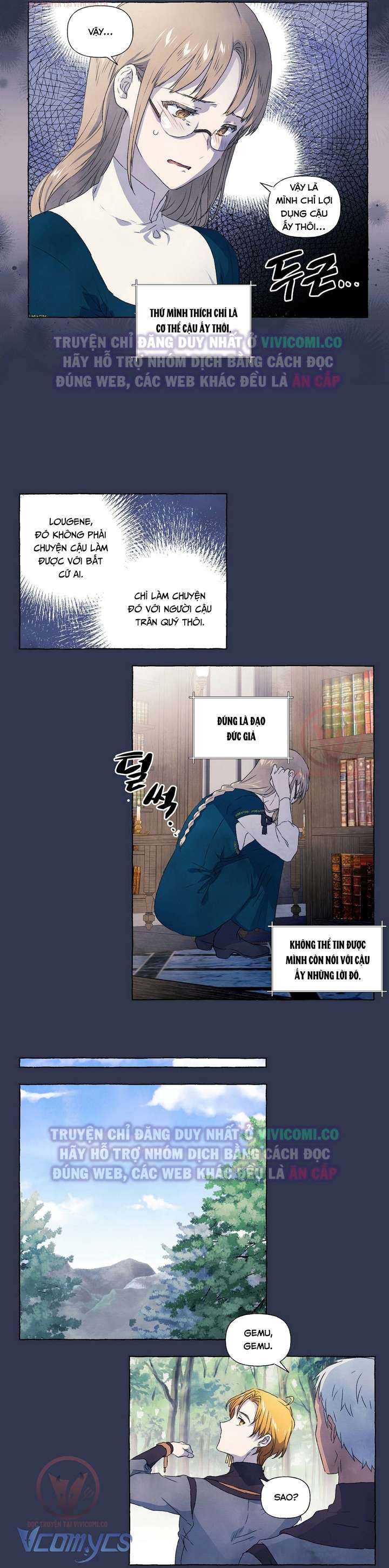 [18+] Chàng Sói Ngốc Và Nàng Thủ Thư Chapter 14 - Trang 3