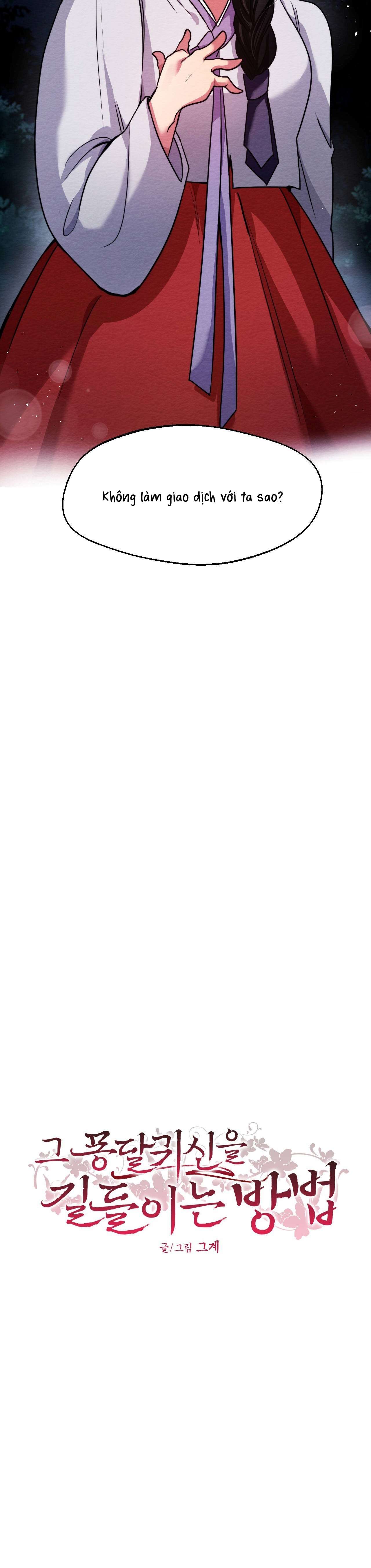 [ 18+ KHÔNG CHE ] Cách thuần phục hồn ma Mongdal Chap 2 - Trang 2