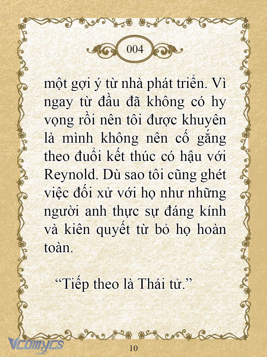 [Novel] Kẻ Phản Diện Được Định Phải Chết Chap 4 - Next Chap 5