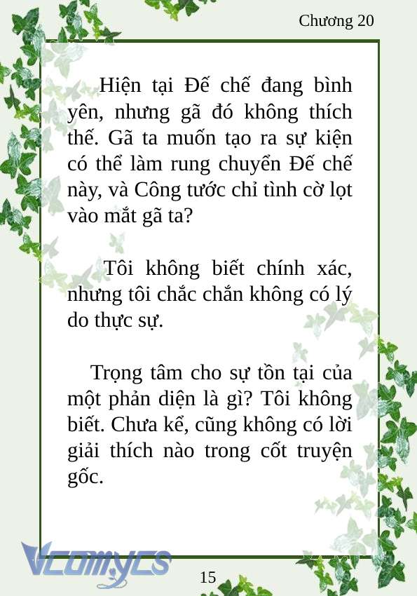 [Novel] Trở Thành Em Gái Của Nam Chính Tiểu Thuyết Đam Mỹ Chap 20 - Trang 2