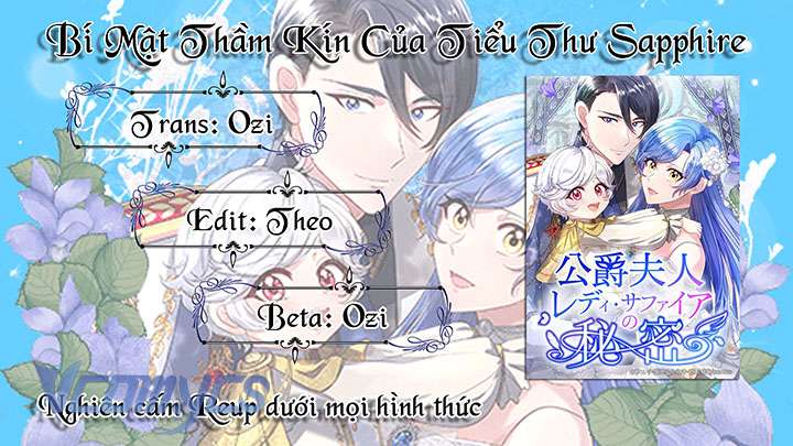 Bí Mật Thầm Kín Của Tiểu Thư Sapphire Chapter 2 - Trang 3