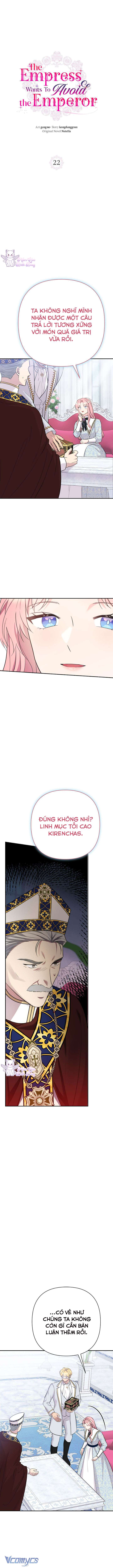Tuy Là Hoàng Hậu, Nhưng Tôi Muốn Né Hoàng Đế Chapter 22 - Trang 4