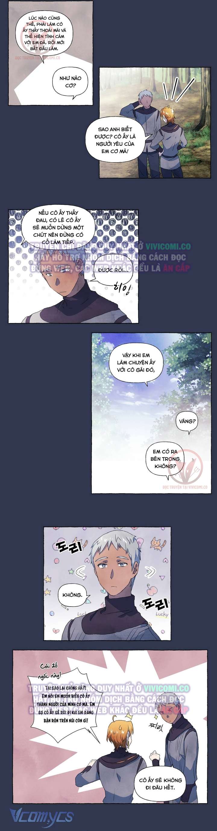 [18+] Chàng Sói Ngốc Và Nàng Thủ Thư Chapter 14 - Trang 3