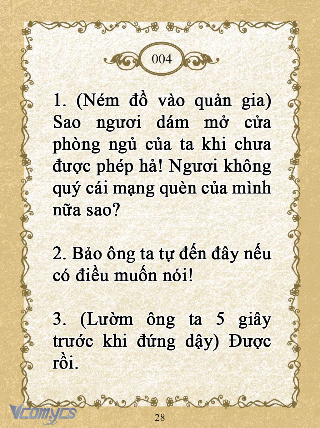 [Novel] Kẻ Phản Diện Được Định Phải Chết Chap 4 - Next Chap 5