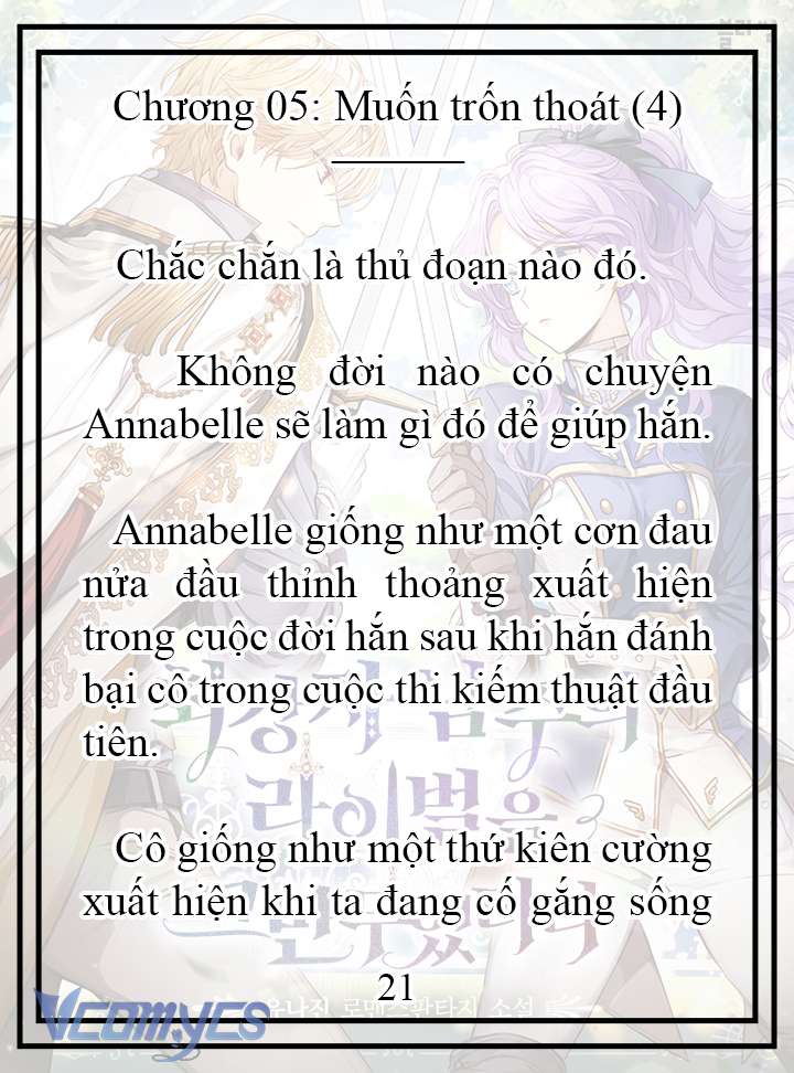 [Novel] Tôi Không Còn Là Đối Thủ Của Nam Chính Chap 5 - Trang 2