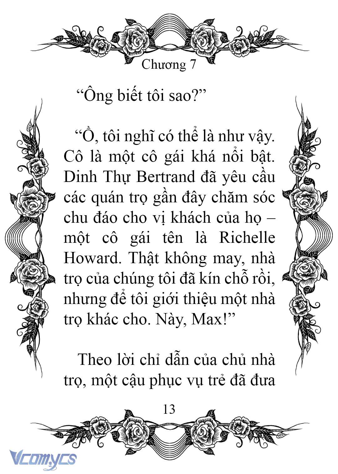 [Novel] Chào Mừng Đến Với Dinh Thự Hoa Hồng Chap 7 - Trang 2