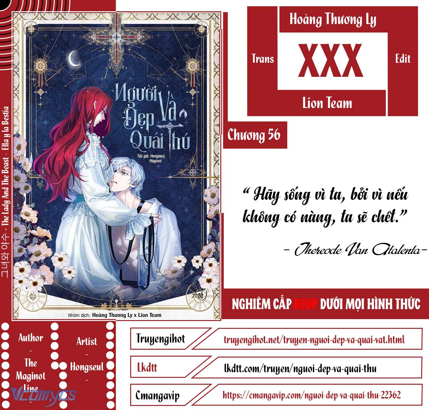 Người Đẹp Và Quái Thú Chap 56 - Trang 3