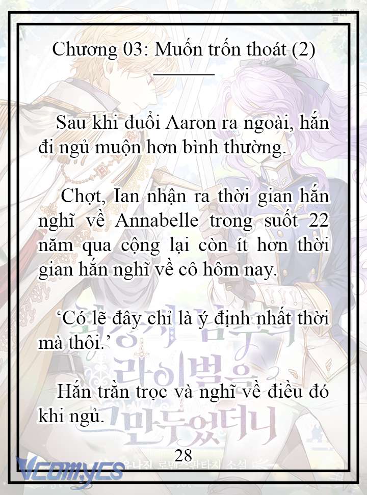 [Novel] Tôi Không Còn Là Đối Thủ Của Nam Chính Chap 3 - Trang 2
